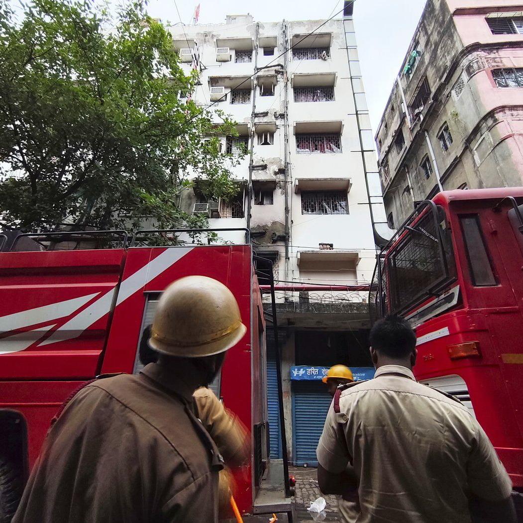 Fire tears through hotel in eastern Indian city of Kolkata, killing at least 14 people
